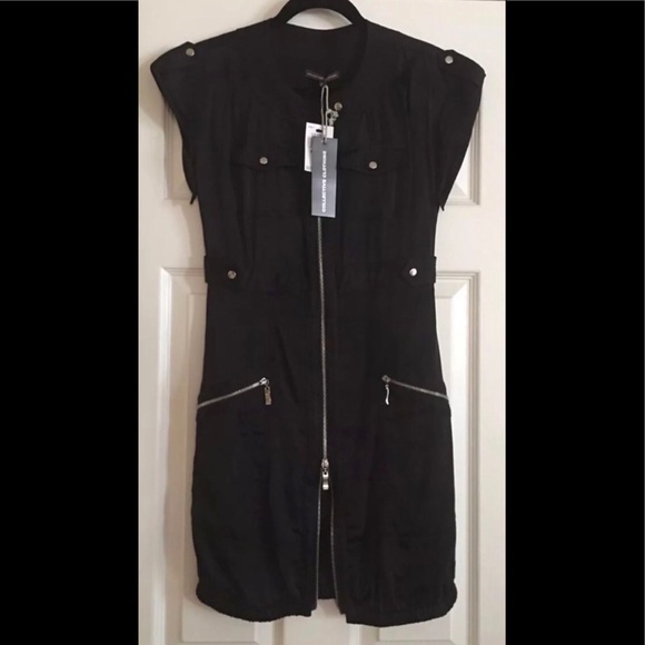 Collective Clothing Dresses & Skirts - Vintage NWT Collective Clothing Black 2-Way Zip Dress Sz M